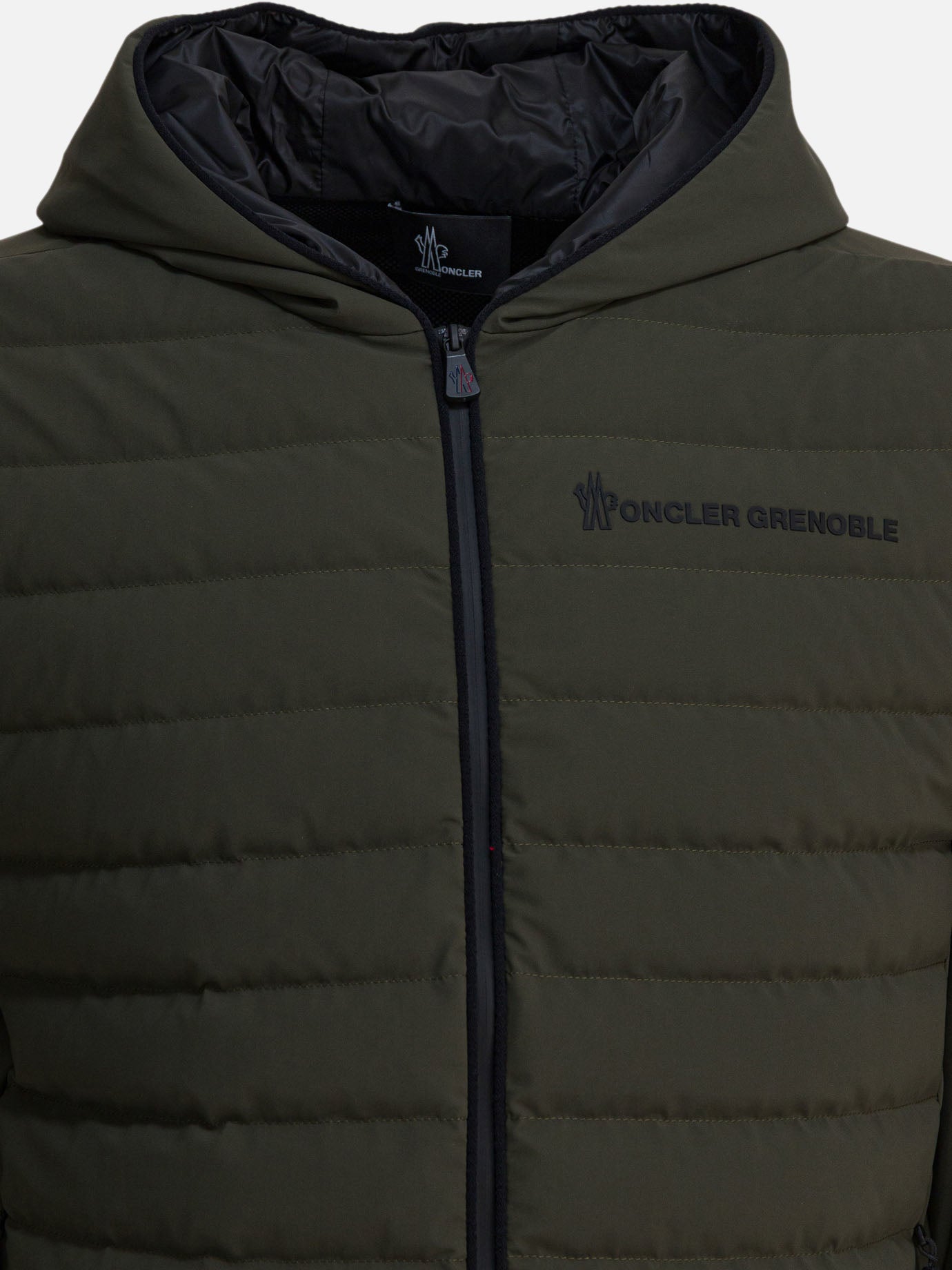 Felpe con cappuccio Logo  Verde - Moncler Grenoble Uomo | PDP | VIETTI Online Store | Zoom-Modal_3
