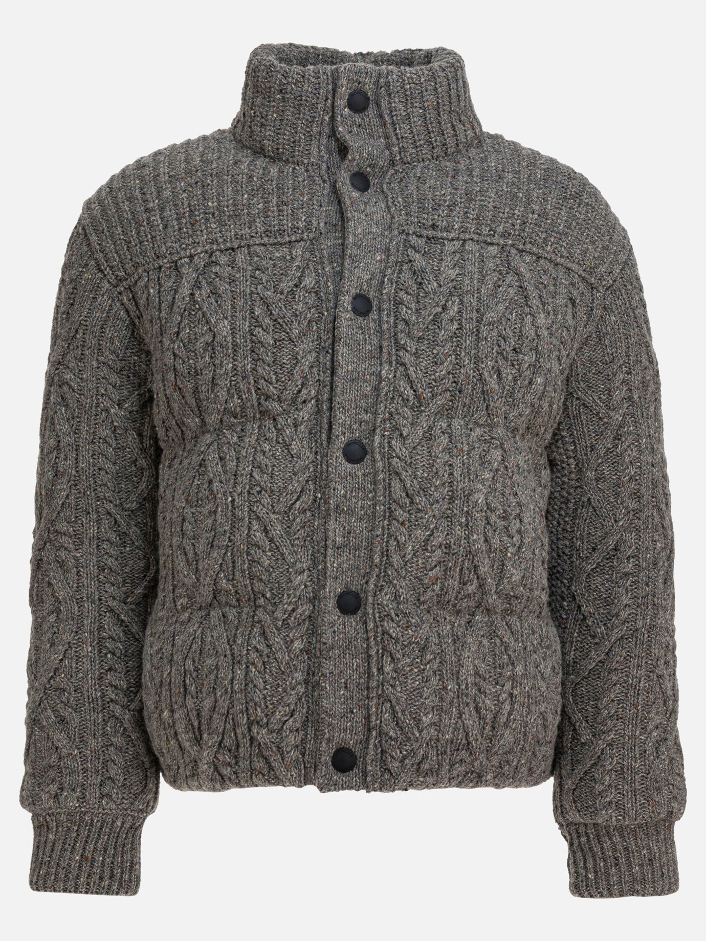 Piumini corti Tweed  Grigio - Moncler Grenoble Uomo | PDP | VIETTI Online Store | thumbnail