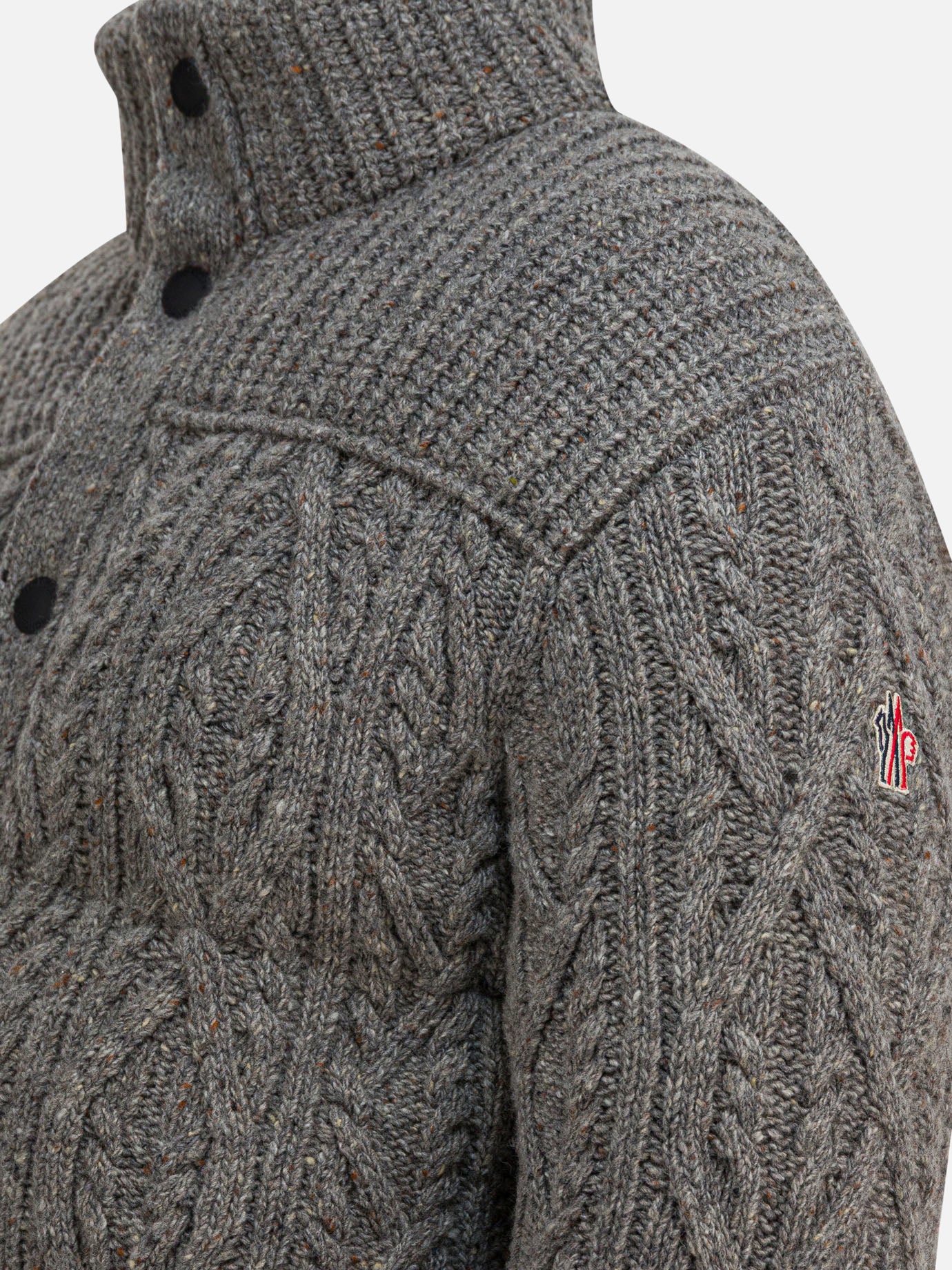 Piumini corti Tweed  Grigio - Moncler Grenoble Uomo | PDP | VIETTI Online Store | Zoom-Modal_4
