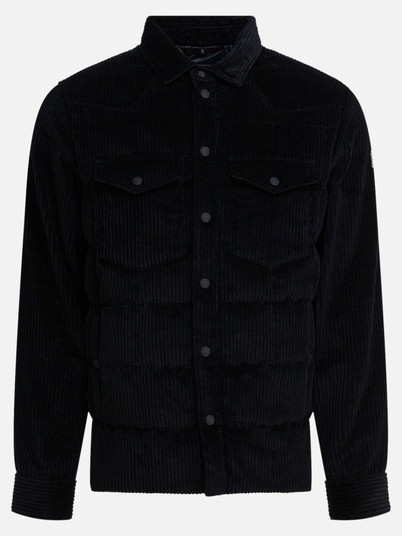 Giacche overshirt Logo  Nero - Moncler Grenoble Uomo | PDP | VIETTI Online Store | Zoom-Modal
