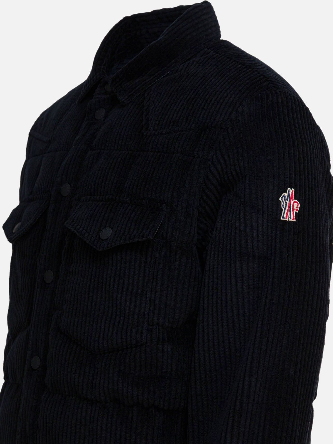 Giacche overshirt Logo  Nero - Moncler Grenoble Uomo | PDP | VIETTI Online Store | Zoom-Modal_4
