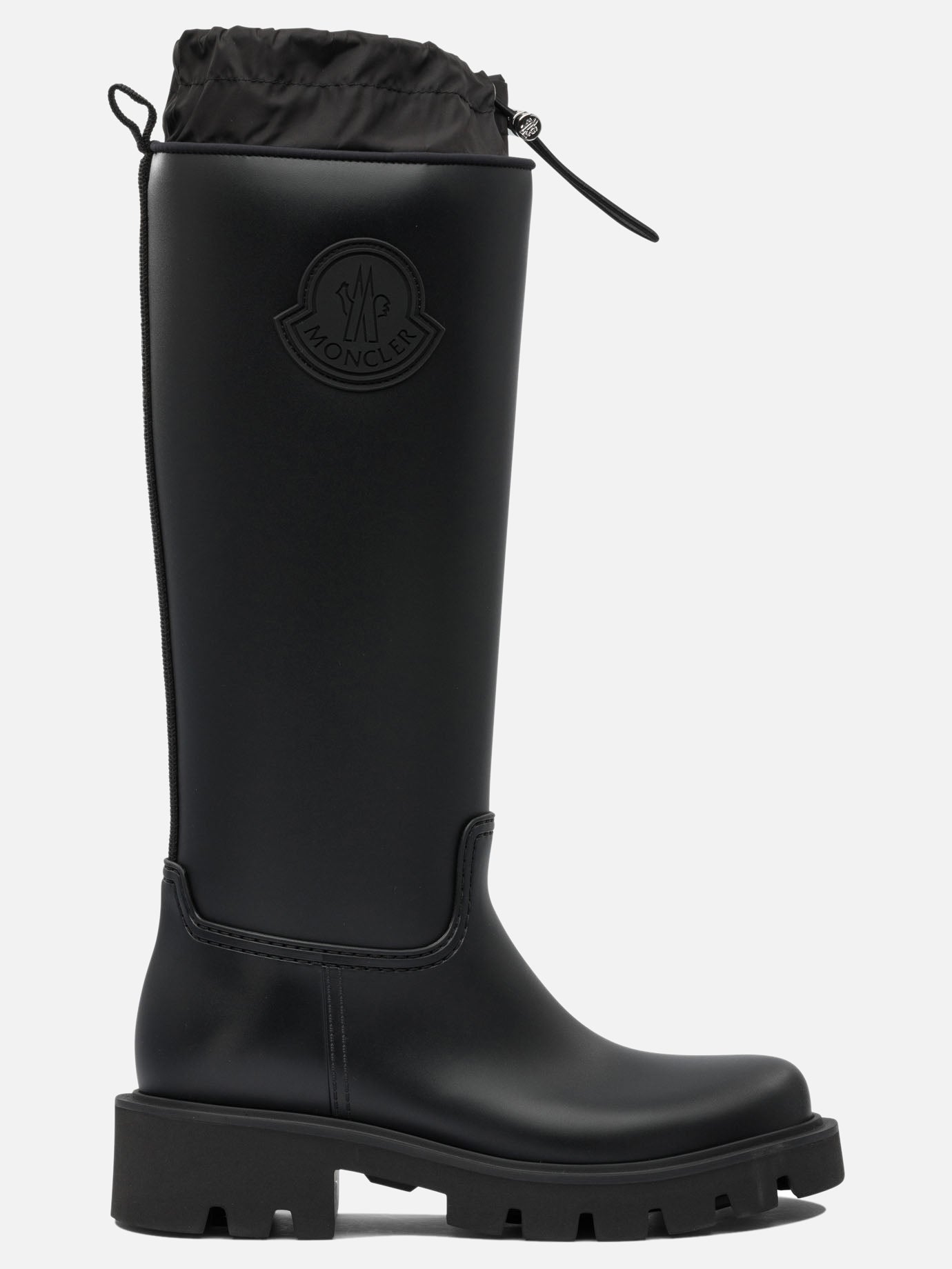 Rain boots 100% pvc - 100% rubber  Black - Moncler Women | PDP | VIETTI Online Store | thumbnail