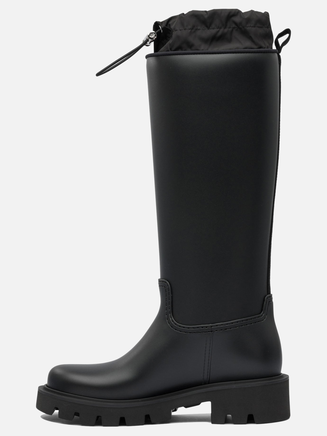 Rain boots 100% pvc - 100% rubber  Black - Moncler Women | PDP | VIETTI Online Store | thumbnail_3