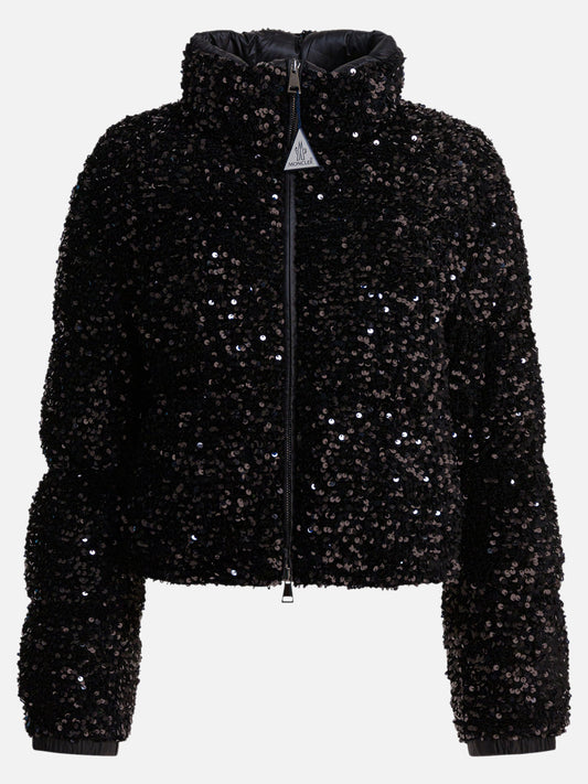 Piumini corti Solid colour  Nero - Moncler Donna | PLP | VIETTI Online Store 
