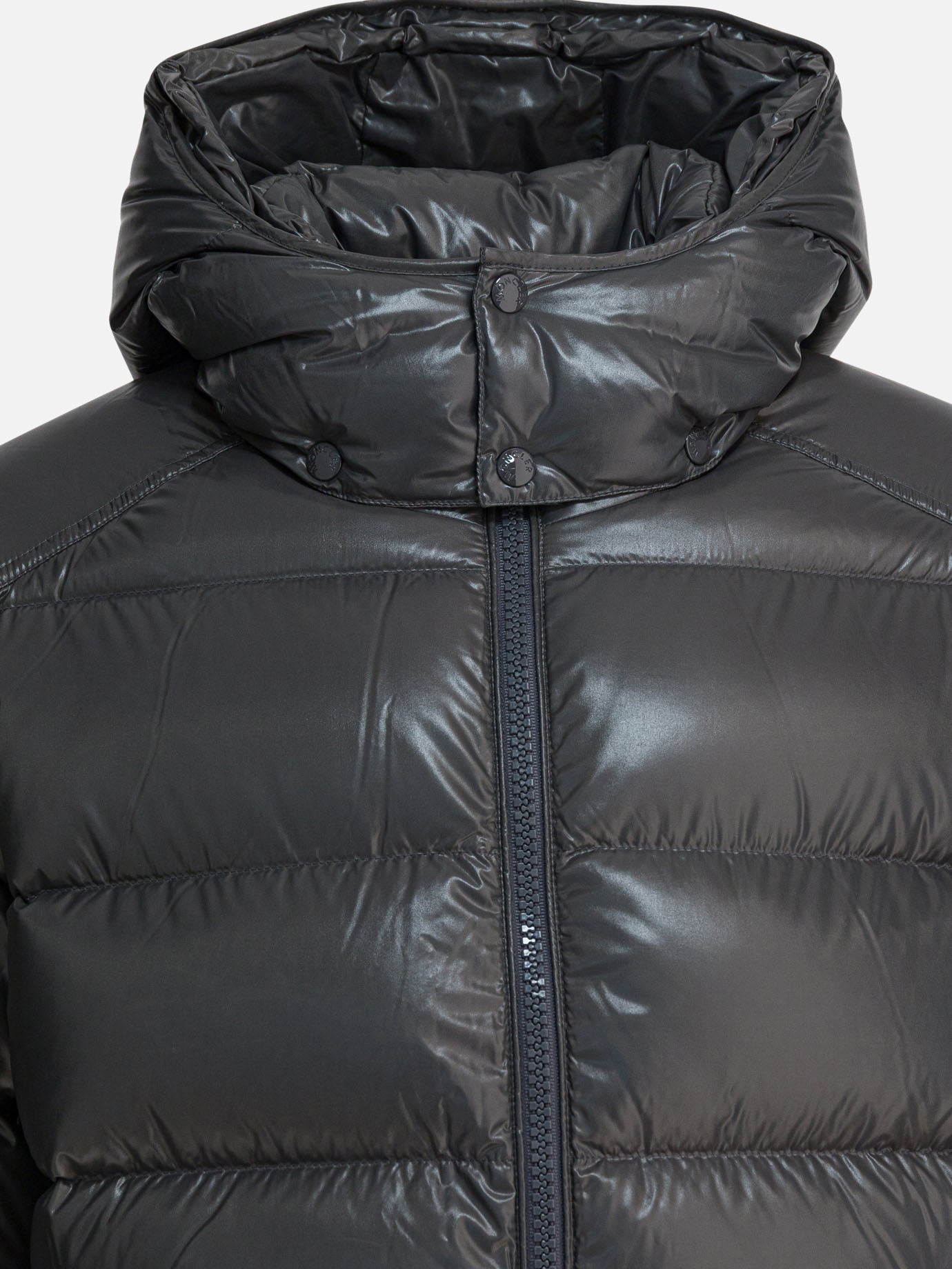 Piumini corti Solid colour  Grigio - Moncler Uomo | PDP | VIETTI Online Store | thumbnail_3