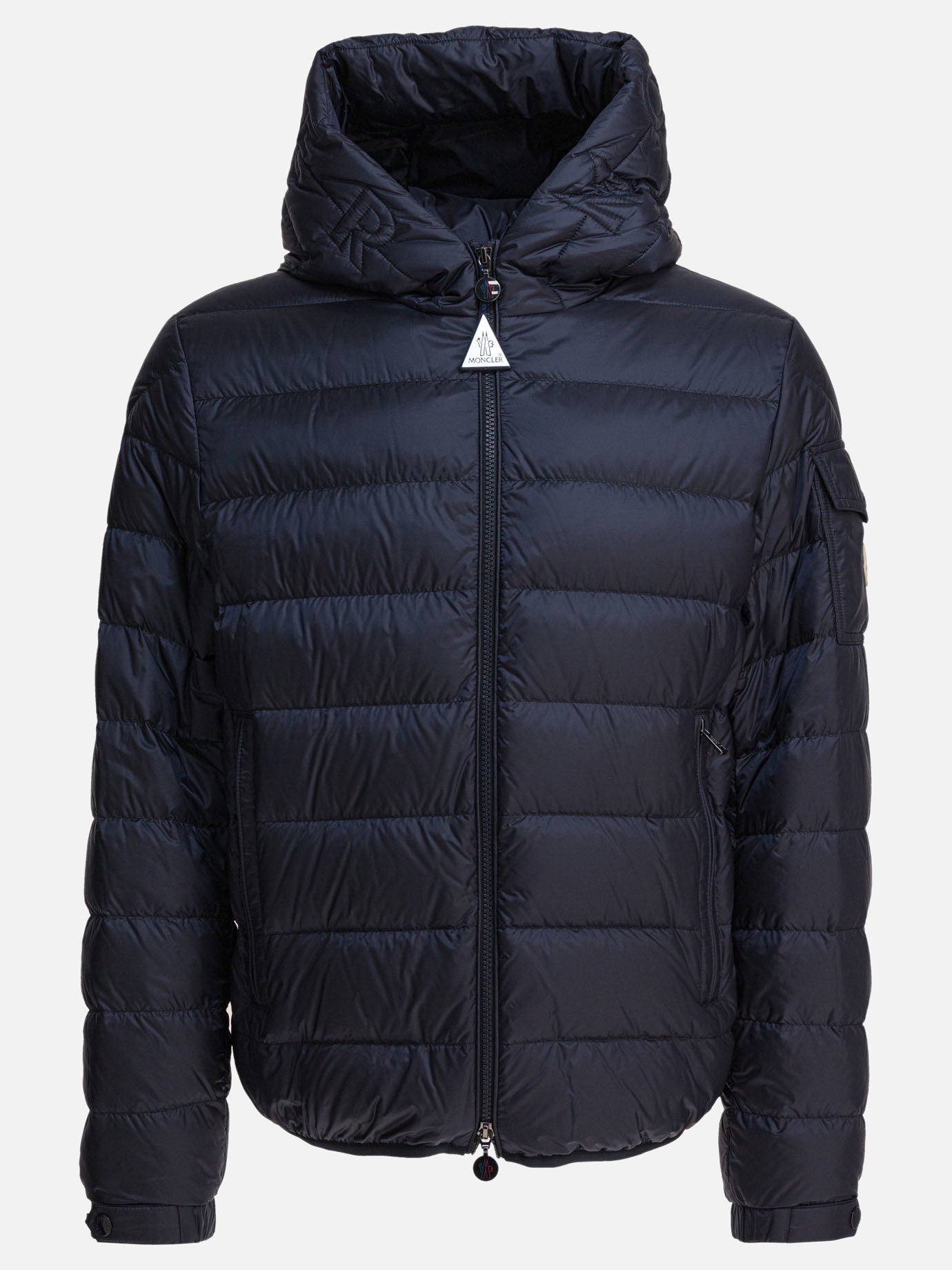 Piumini corti Solid colour  Blu - Moncler Uomo | PDP | VIETTI Online Store | Zoom-Modal
