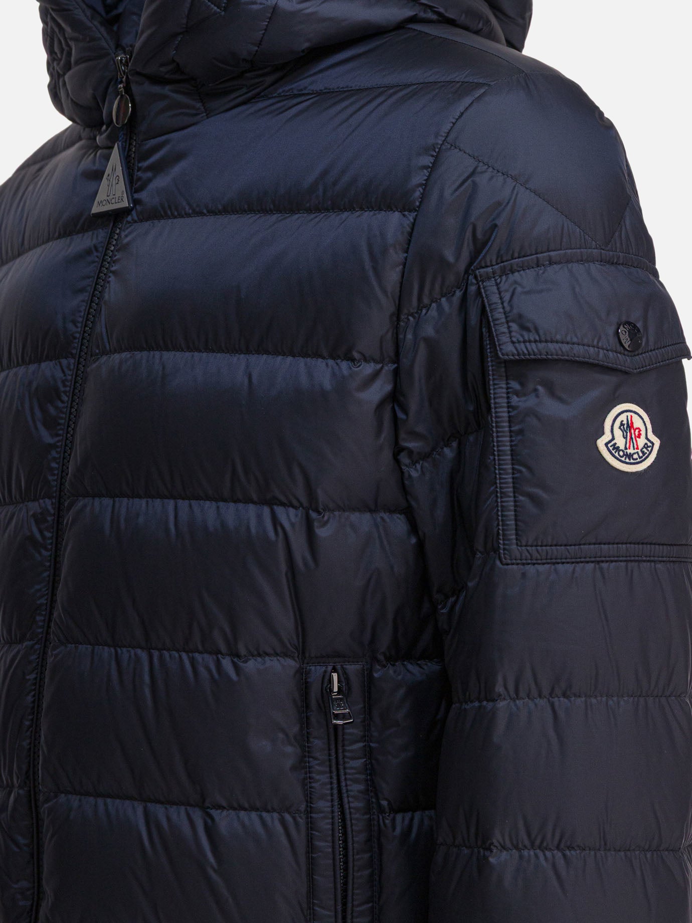 Piumini corti Solid colour  Blu - Moncler Uomo | PDP | VIETTI Online Store | thumbnail_4