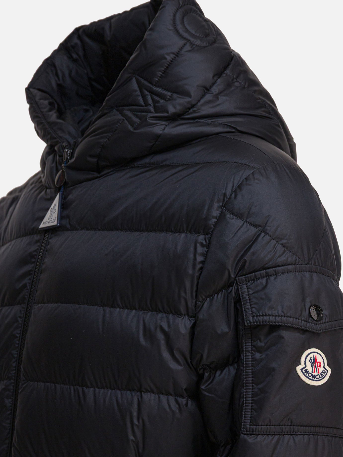 Piumini corti Solid colour  Nero - Moncler Uomo | PDP | VIETTI Online Store | Zoom-Modal_4
