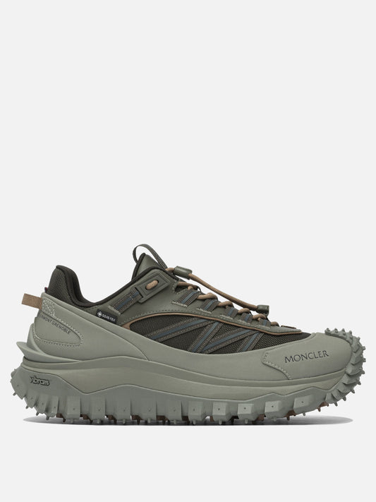 Sneaker basse 60% nylon 40% leather - 100% rubber  Verde - Moncler Uomo | VIETTI Online Store 
