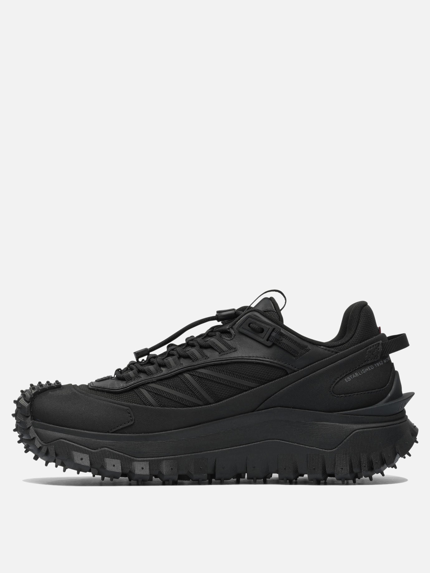Sneaker basse 60% nylon 40% leather - 100% rubber  Nero - Moncler Donna | PDP | VIETTI Online Store | thumbnail_3