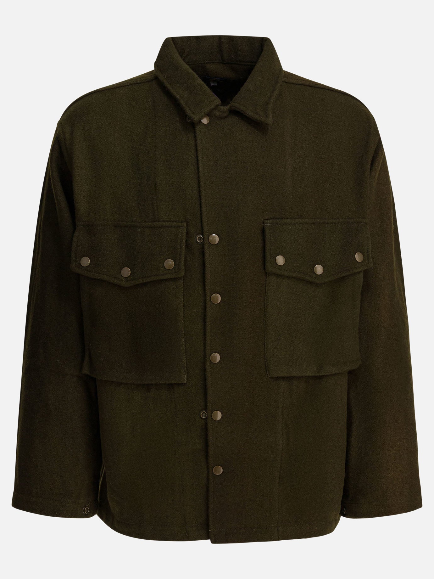 Overshirt jackets Solid colour  Green - Needles Men | PDP | VIETTI Online Store | Zoom-Modal
