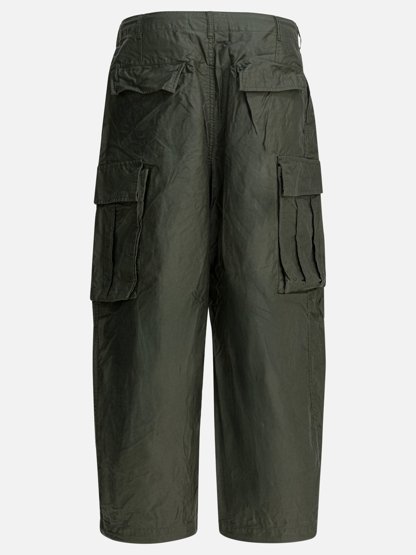 Cargo & parachute trousers Solid colour  Green - Needles Men | PDP | VIETTI Online Store | thumbnail_2