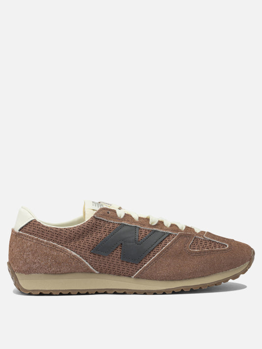 Low top sneakers 50% suede 50% fabric - 100% rubber  Brown - New Balance Men | PLP | VIETTI Online Store 
