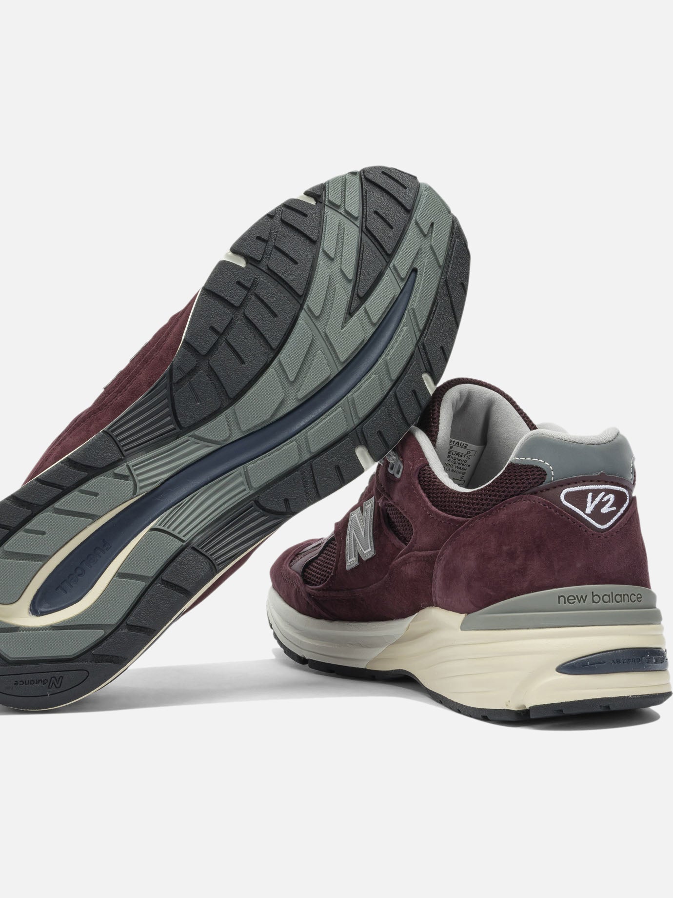 Sneaker basse 100% suede leather - 100% rubber  Bordeaux - New Balance Uomo | PDP | VIETTI Online Store | Zoom-Modal_5
