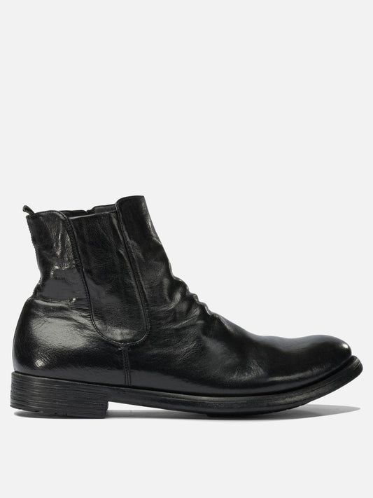 Stivaletti con zip 100% leather - 100% leather  Nero - Officine Creative Uomo | PLP | VIETTI Online Store 
