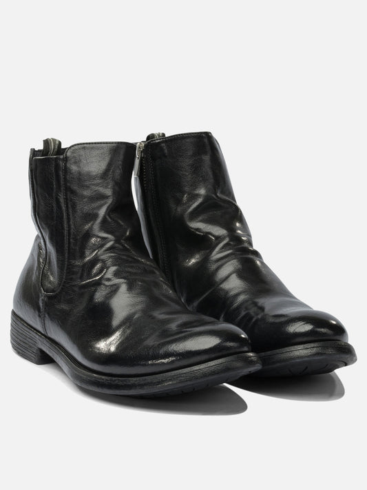 Stivaletti con zip 100% leather - 100% leather  Nero - Officine Creative Uomo | PLP | VIETTI Online Store | 2
