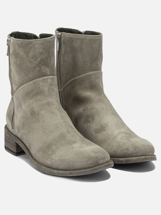Zipped boots 100% suede - 50% leather 50% rubber  Beige - Officine Creative Women | PDP | VIETTI Online Store | 2
