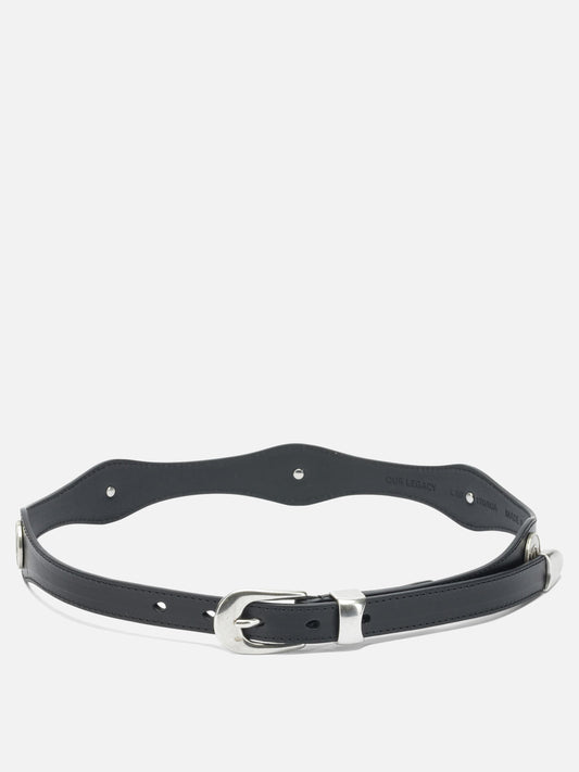 Leather belts 100% leather  Black - Our Legacy Men | PDP | VIETTI Online Store 
