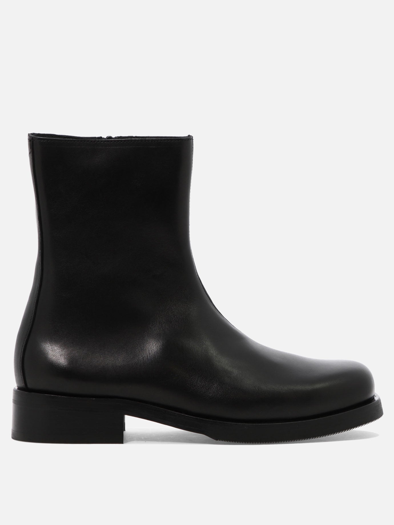 Zipped boots 100% cow leather - 70% leather 30% rubber  Black - Our Legacy Men | PDP | VIETTI Online Store | Zoom-Modal
