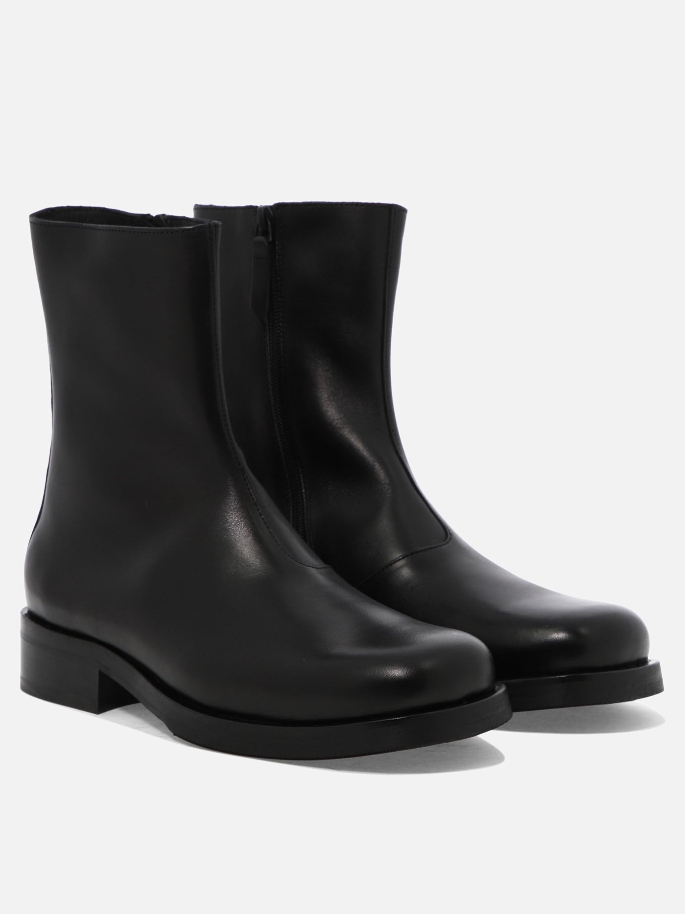 Zipped boots 100% cow leather - 70% leather 30% rubber  Black - Our Legacy Men | PDP | VIETTI Online Store | Zoom-Modal_2
