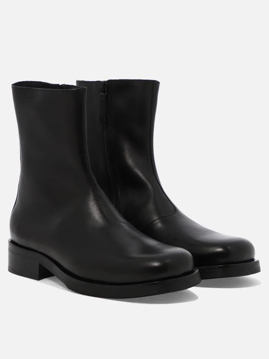 Zipped boots 100% cow leather - 70% leather 30% rubber  Black - Our Legacy Men | PDP | VIETTI Online Store | 2
