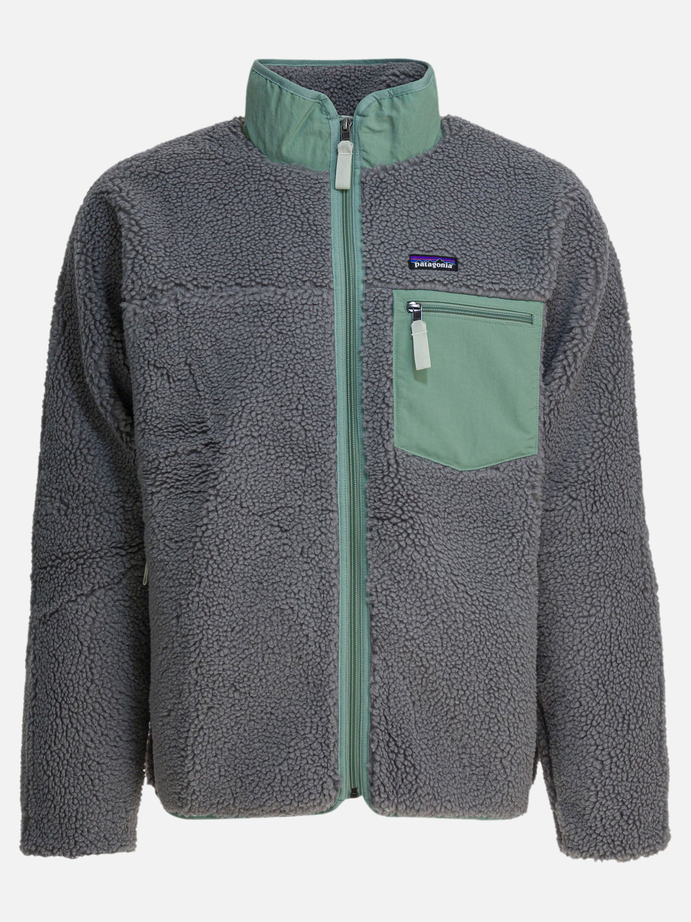 Felpe con zip Solid colour  Grigio - Patagonia Uomo | PDP | VIETTI Online Store | Zoom-Modal
