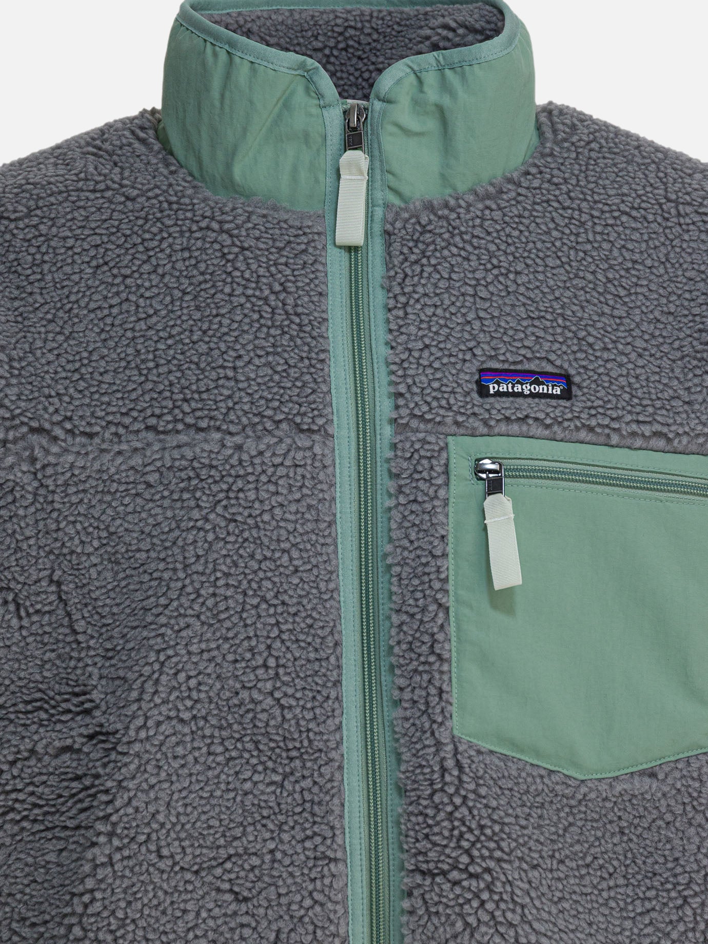 Felpe con zip Solid colour  Grigio - Patagonia Uomo | PDP | VIETTI Online Store | Zoom-Modal_3
