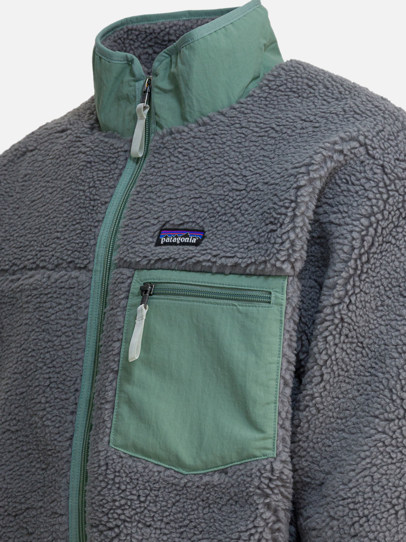 Felpe con zip Solid colour  Grigio - Patagonia Uomo | PDP | VIETTI Online Store | Zoom-Modal_4
