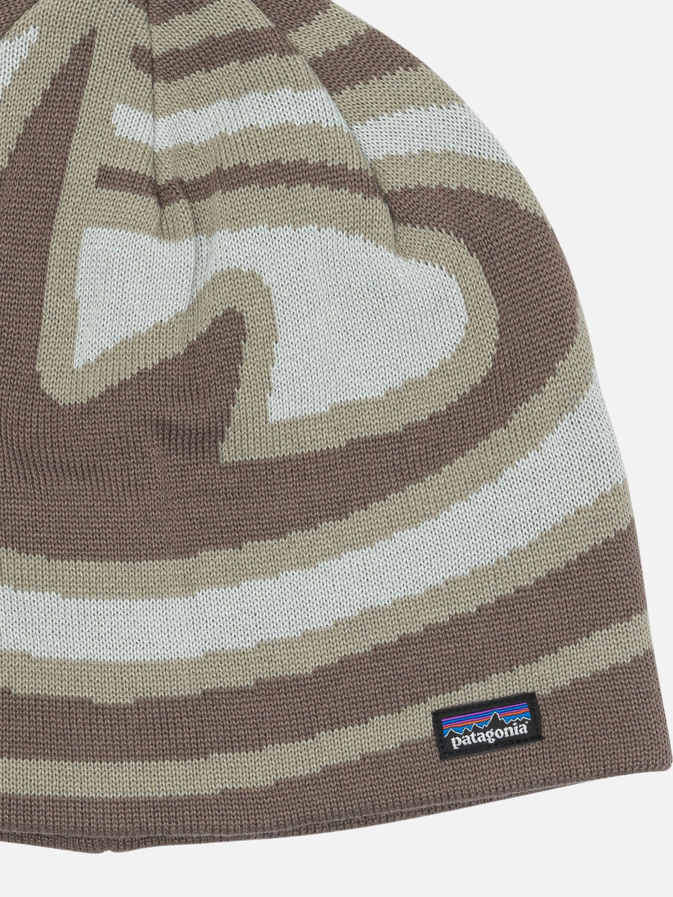 Beanies 100% recyled polyester  Brown - Patagonia Men | PDP | VIETTI Online Store | thumbnail_3