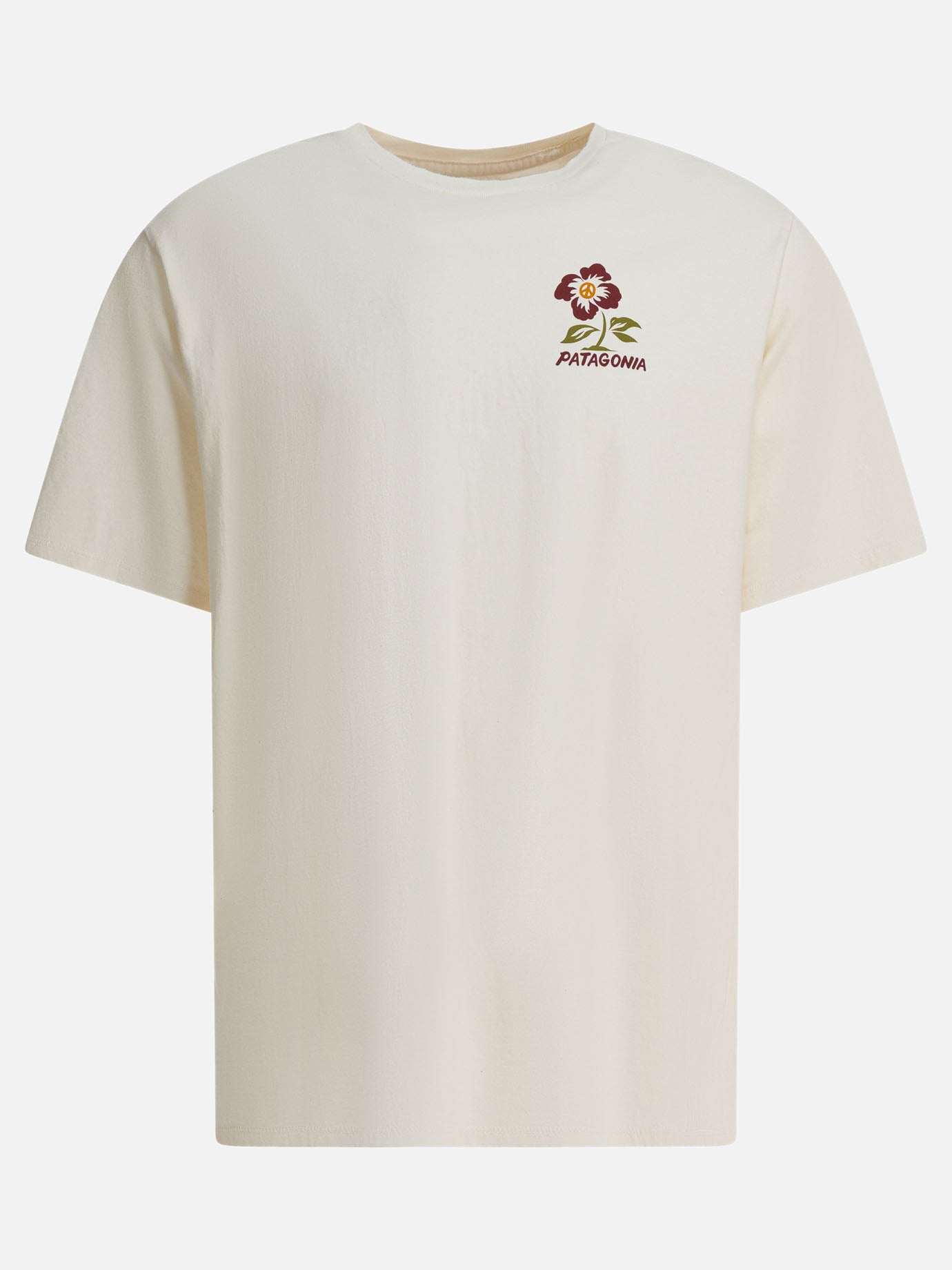 T-shirt girocollo Print  Beige - Patagonia Uomo | PDP | VIETTI Online Store | thumbnail