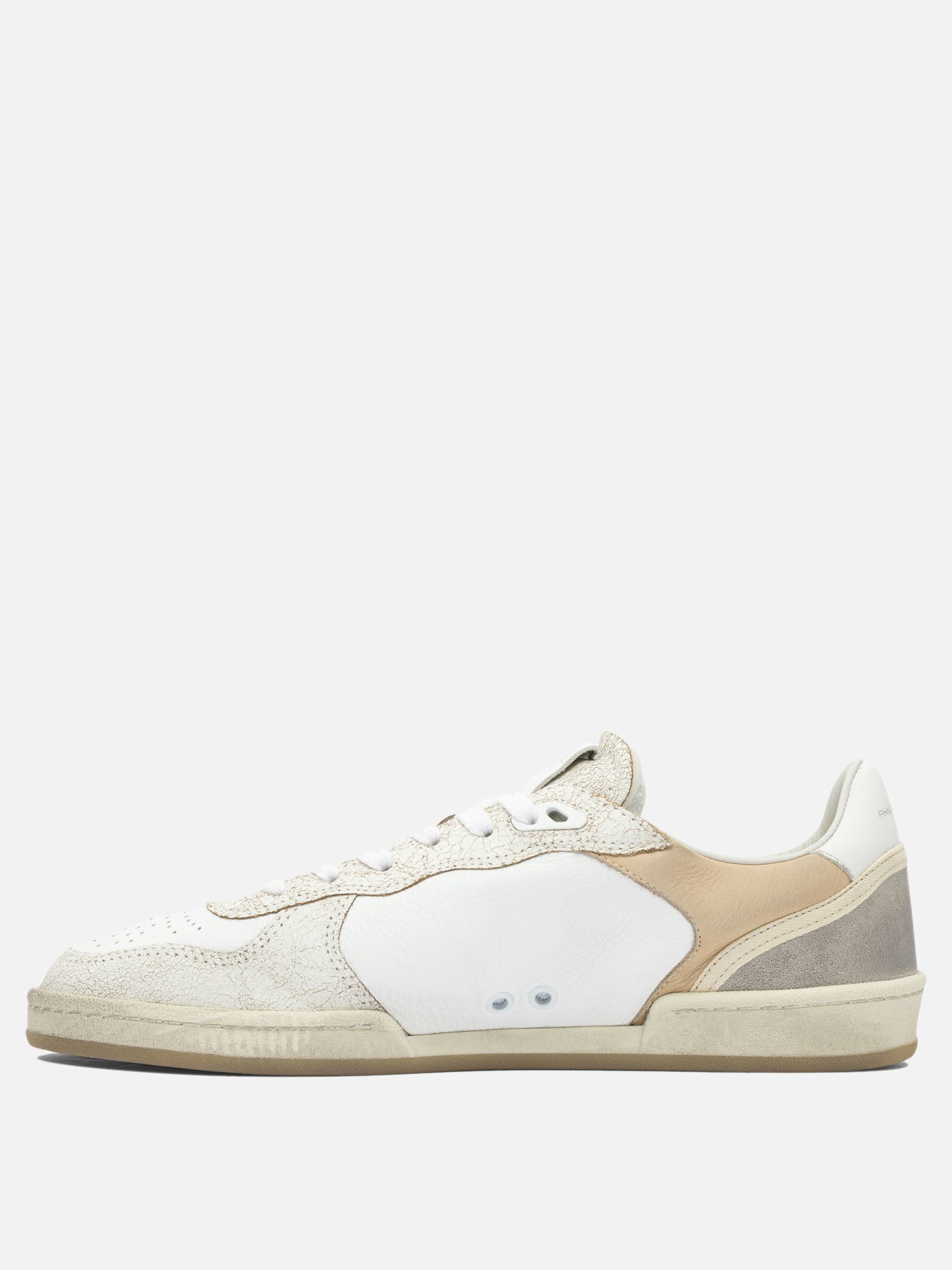Sneaker basse 100% leather - 100% rubber  Bianco - Philippe Model Paris Uomo | PDP | VIETTI Online Store | Zoom-Modal_3

