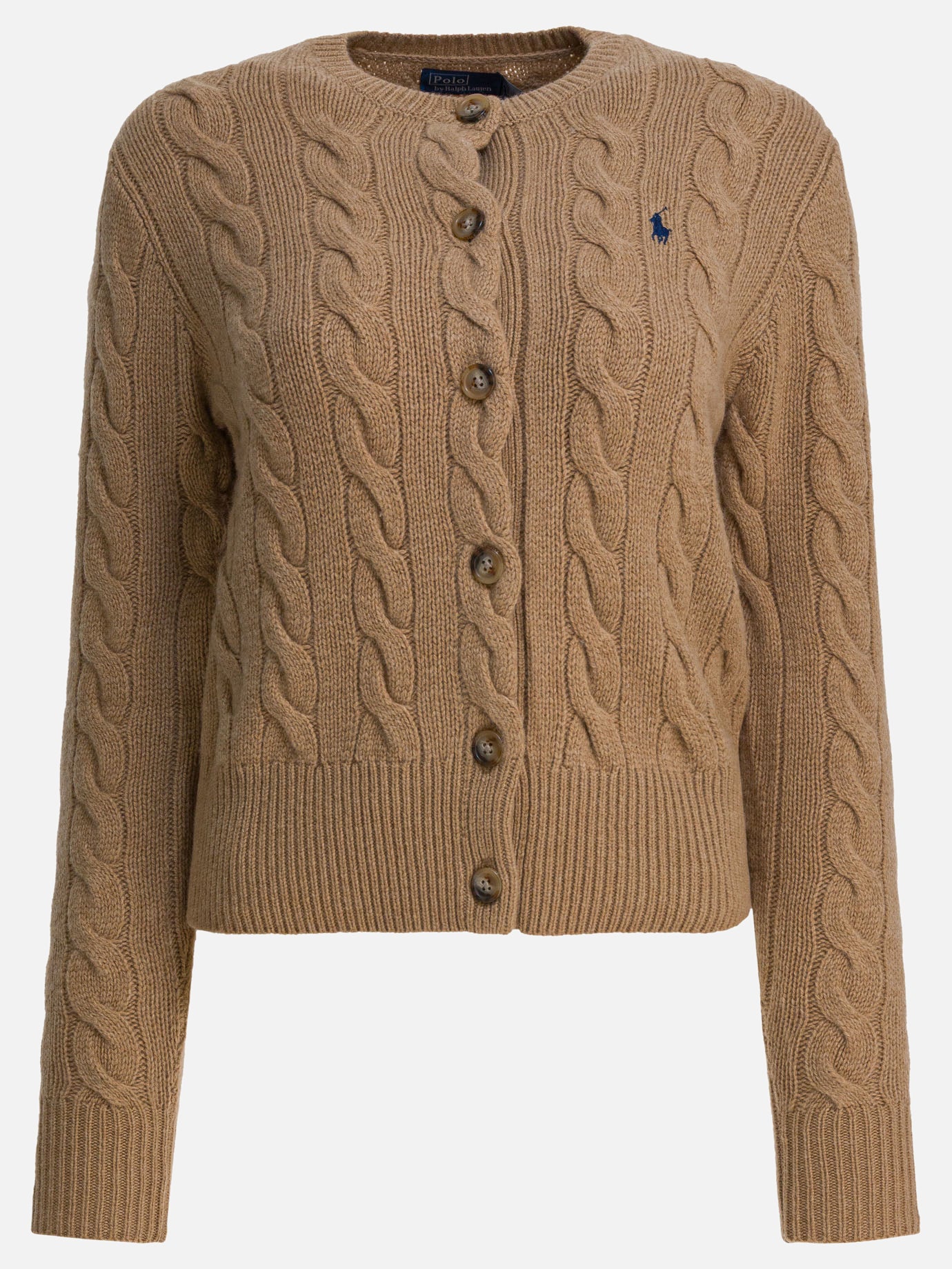 Cardigans Logo  Beige - Polo Ralph Lauren Women | PDP | VIETTI Online Store | Zoom-Modal
