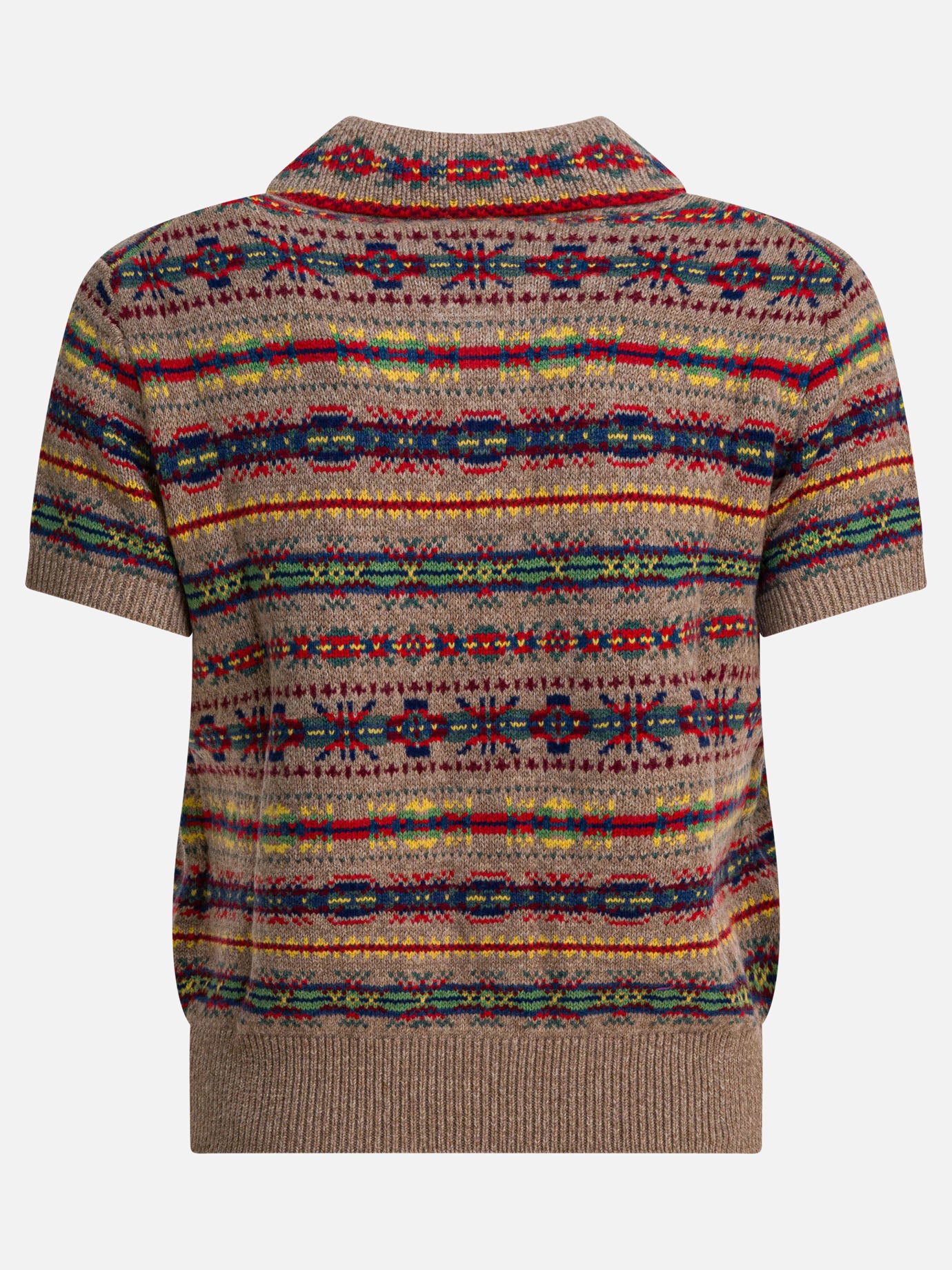 100% cashmere Print  Beige - Polo Ralph Lauren Women | PDP | VIETTI Online Store | thumbnail_2