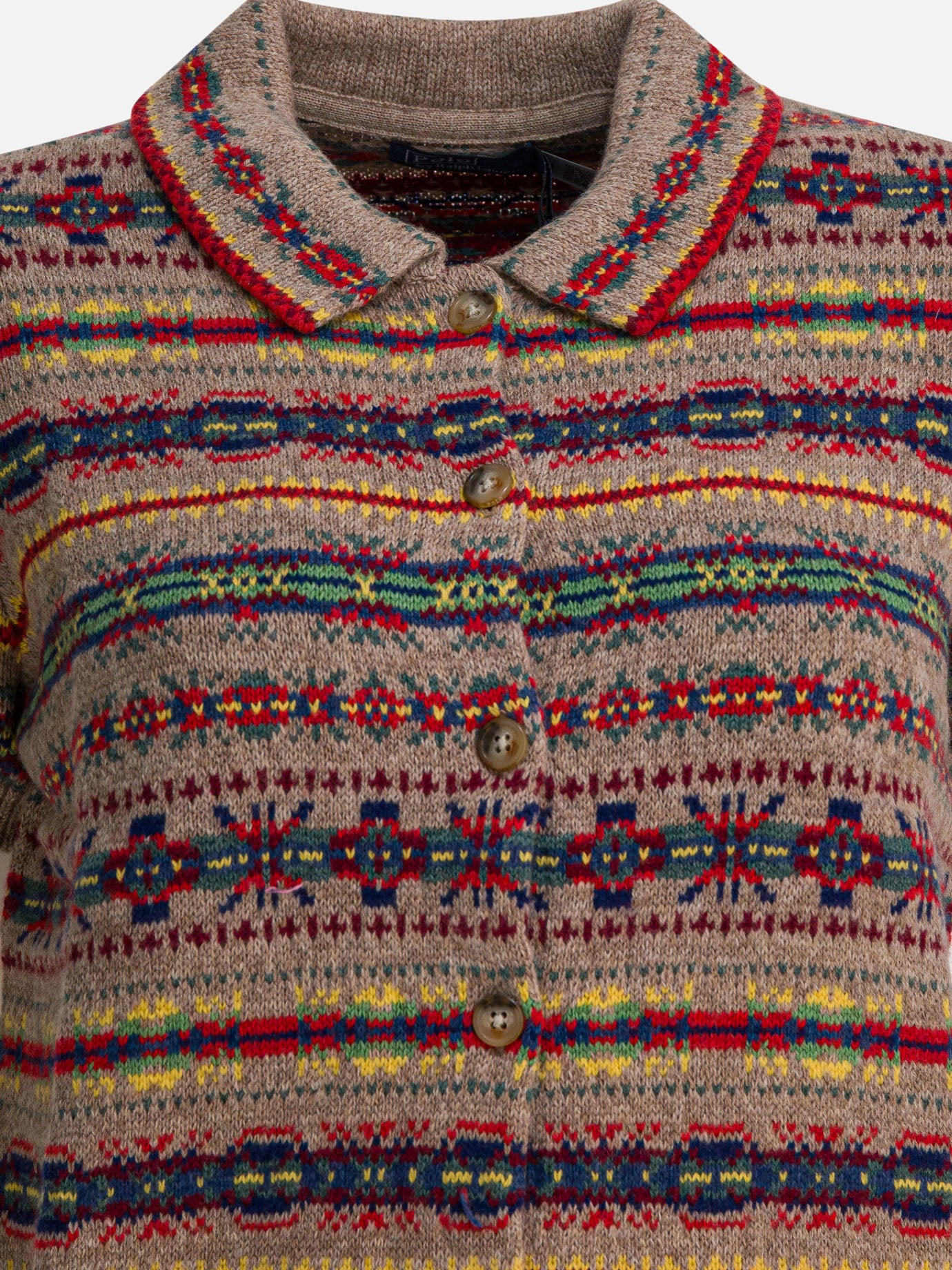 100% cashmere Print  Beige - Polo Ralph Lauren Women | PDP | VIETTI Online Store | Zoom-Modal_3
