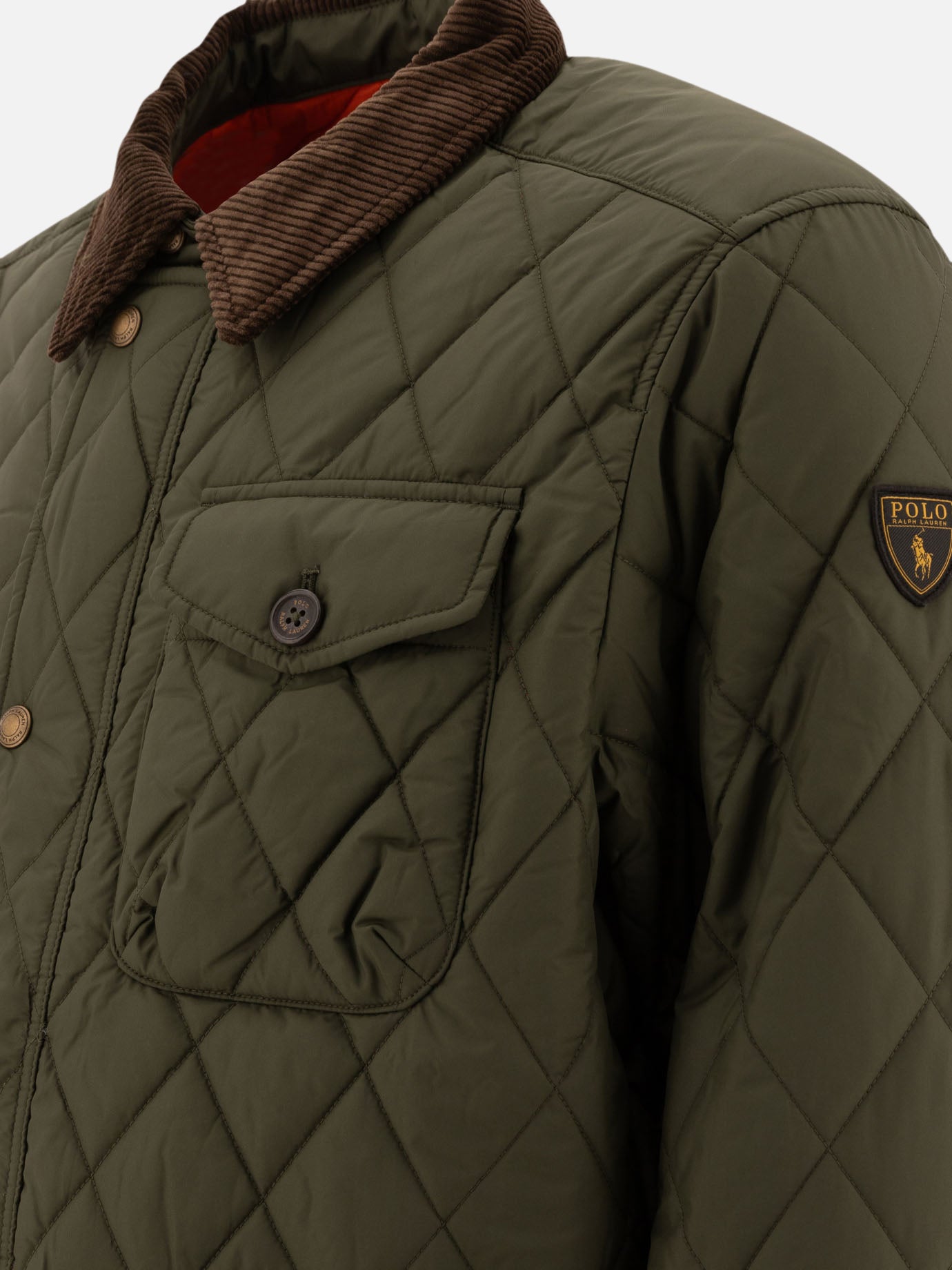 Giacche leggere & Trapuntate Solid colour  Verde - Polo Ralph Lauren Uomo | PDP | VIETTI Online Store | Zoom-Modal_4
