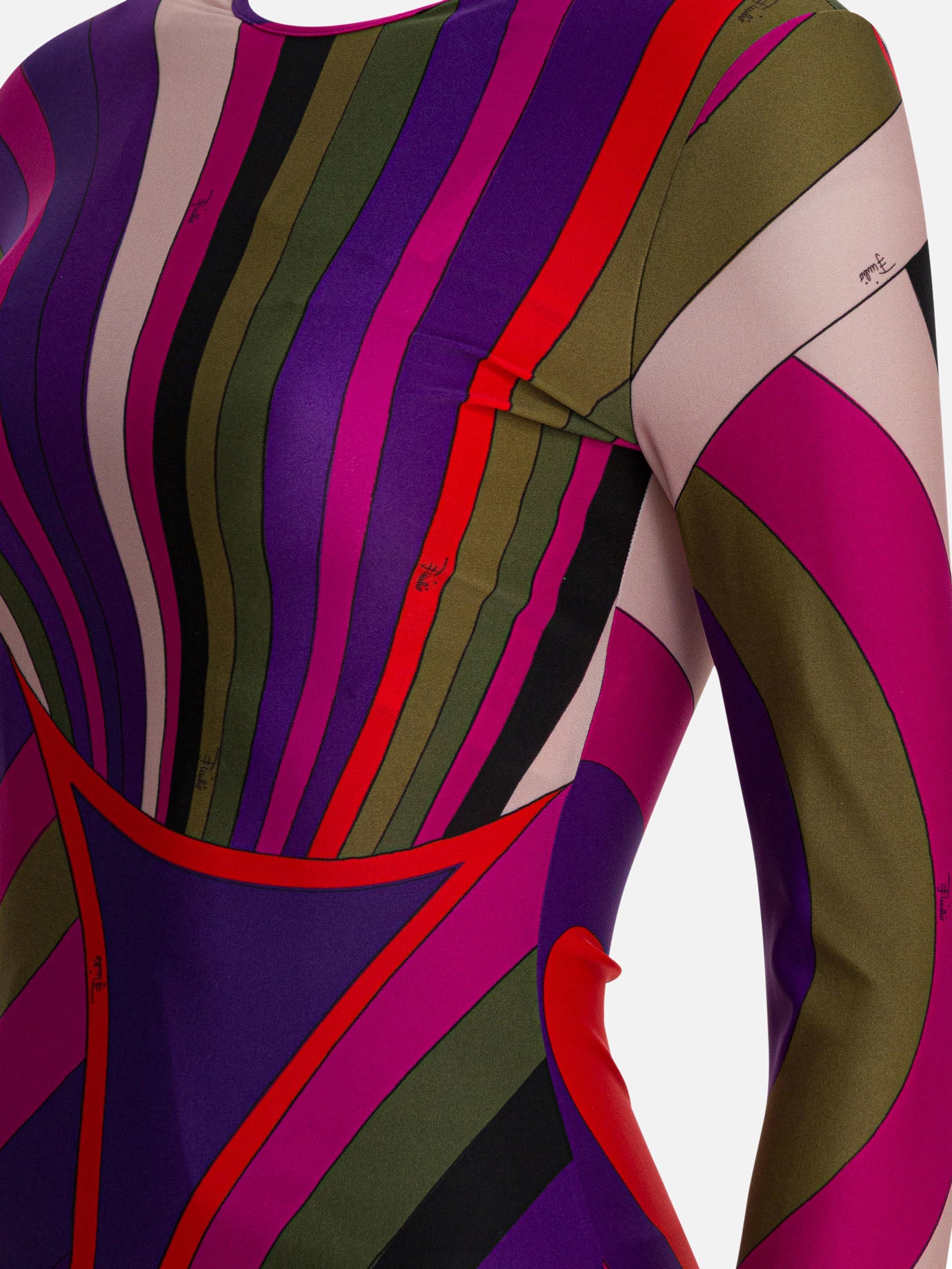 Midi dresses Graphics  Purple - Pucci Women | PDP | VIETTI Online Store | thumbnail_4