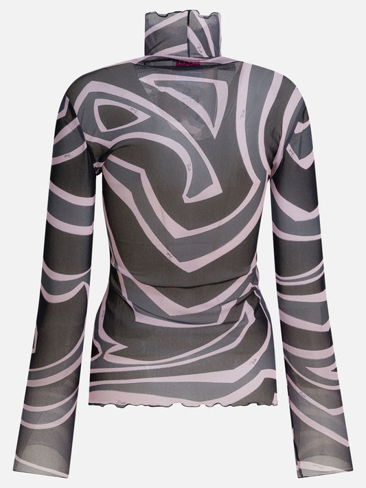 Mock neck t-shirts Print  Black - Pucci Women | PDP | VIETTI Online Store | 2
