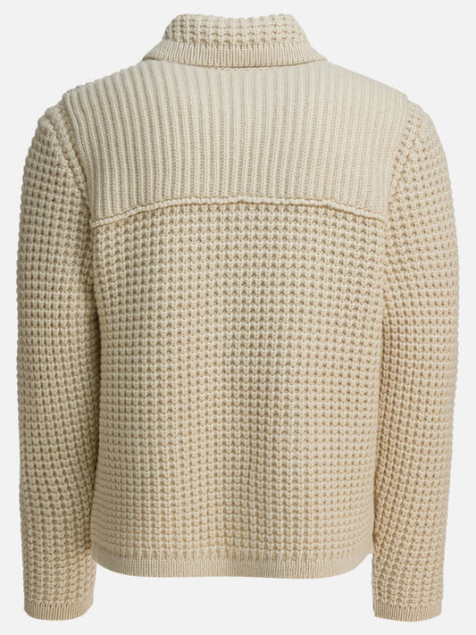 Cardigan Textured knit  Beige - Rakkì Uomo | PDP | VIETTI Online Store | 2
