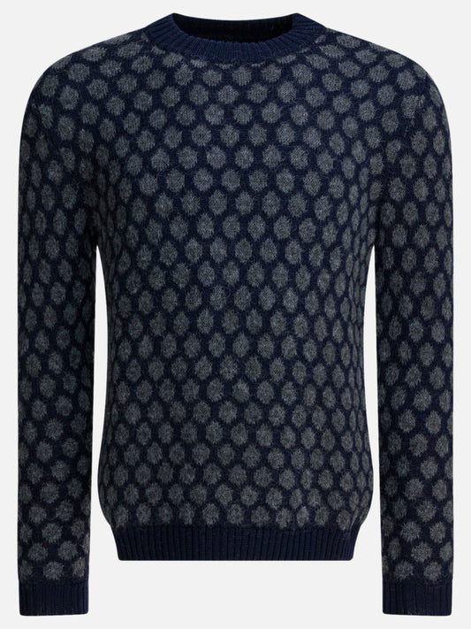 Maglioni girocollo Textured knit  Blu - Rakkì Uomo | PLP | VIETTI Online Store 
