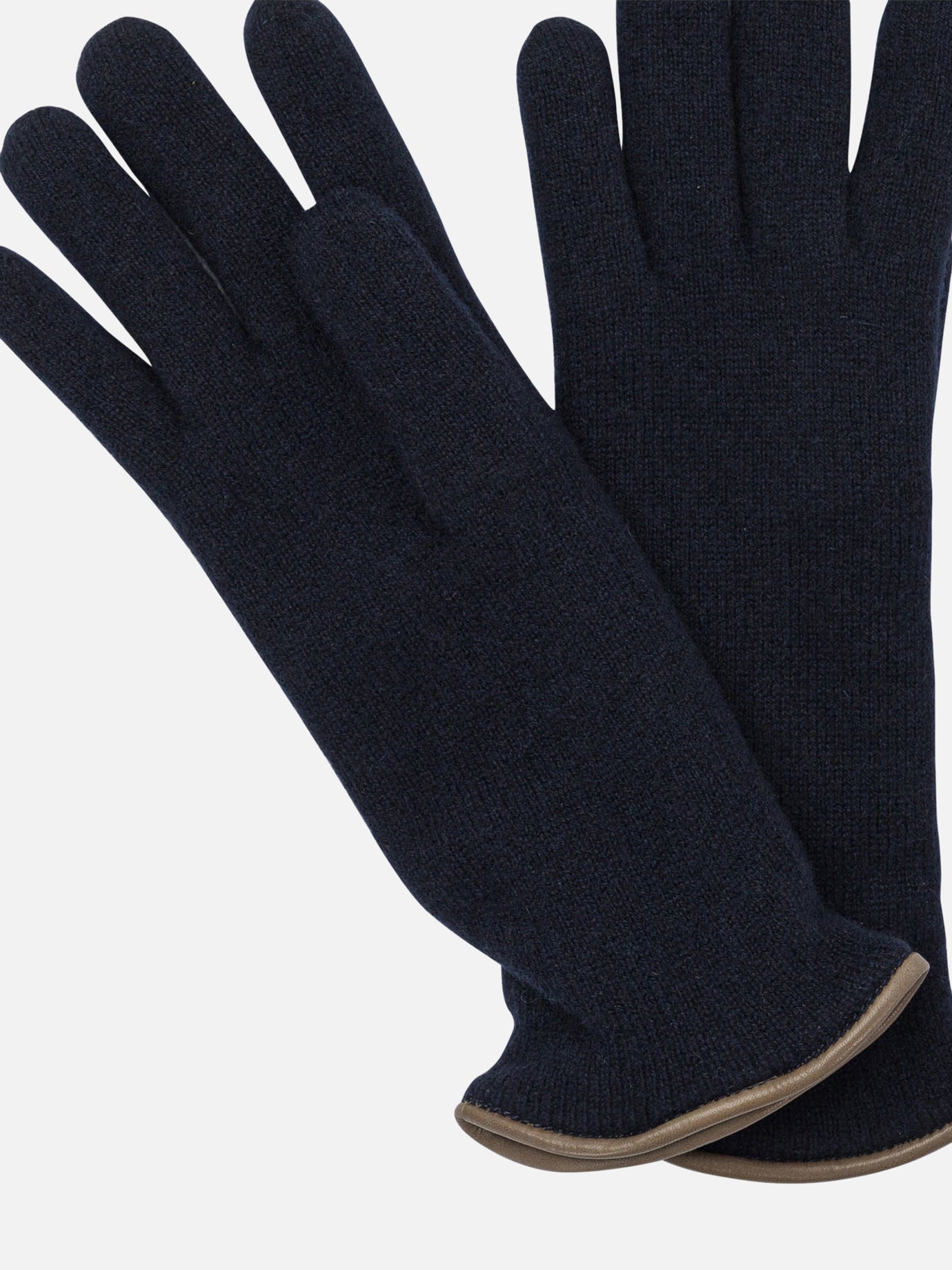 Guanti casual 100% cashmere  Blu - Restelli Donna | PDP | VIETTI Online Store | Zoom-Modal_2
