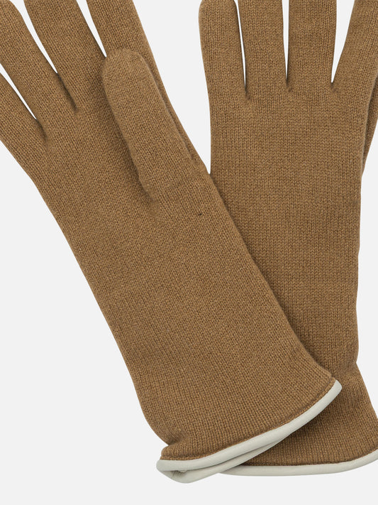 Guanti casual 100% cashmere  Marrone - Restelli Donna | VIETTI Online Store | 2
