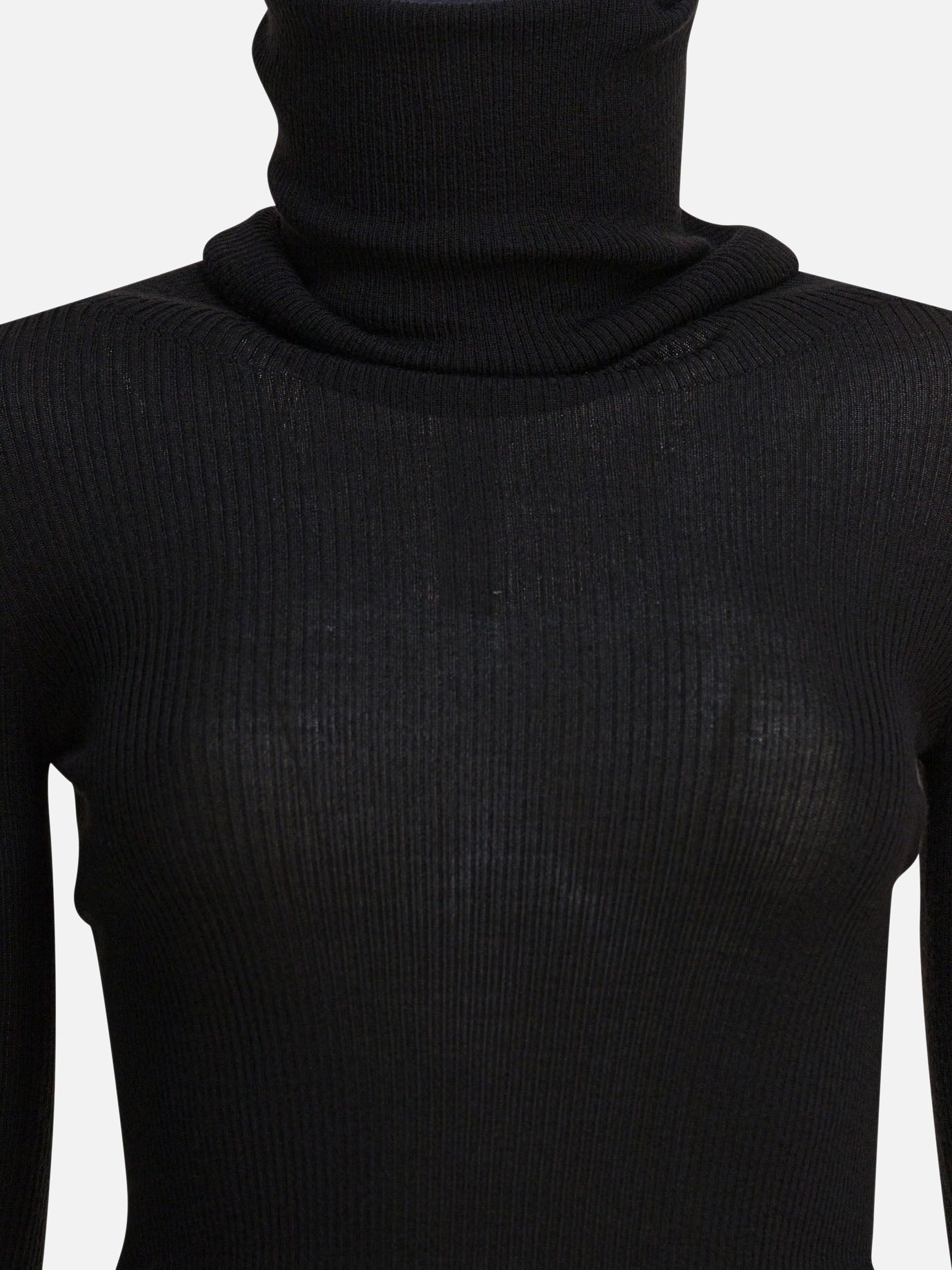 Maglioni dolcevita Solid colour  Nero - Rick Owens Donna | PDP | VIETTI Online Store | Zoom-Modal_3
