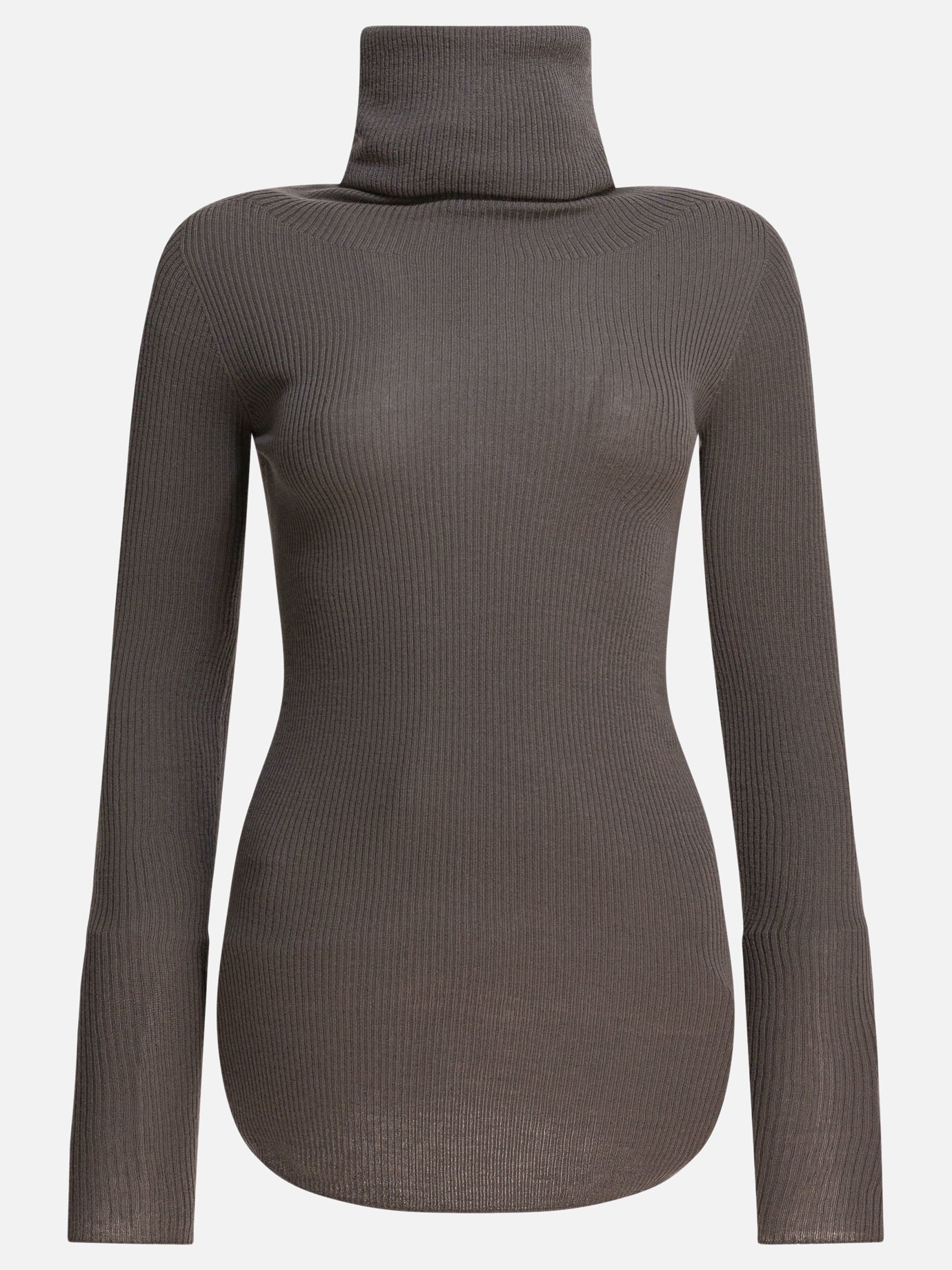 Turtleneck sweaters Solid colour  Grey - Rick Owens Women | PDP | VIETTI Online Store | thumbnail