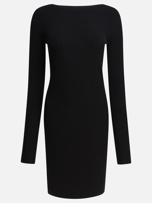 Rick Owens Abito a tubino a maniche lunghe 12032286_XS Black 1