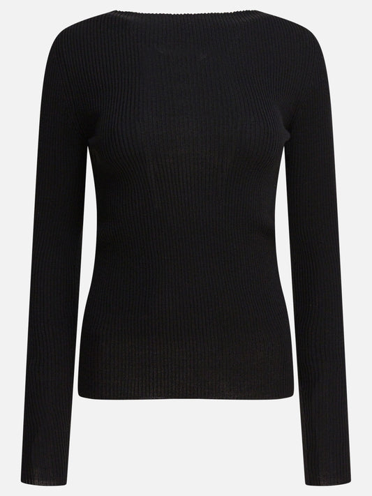 Rick Owens Maglione a coste 19497846_XS Black 1