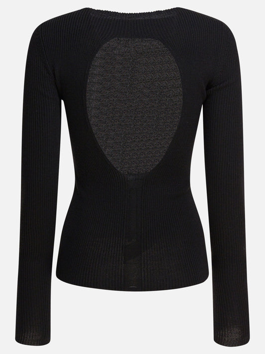 Rick Owens Maglione a coste 19497846_XS Black 2