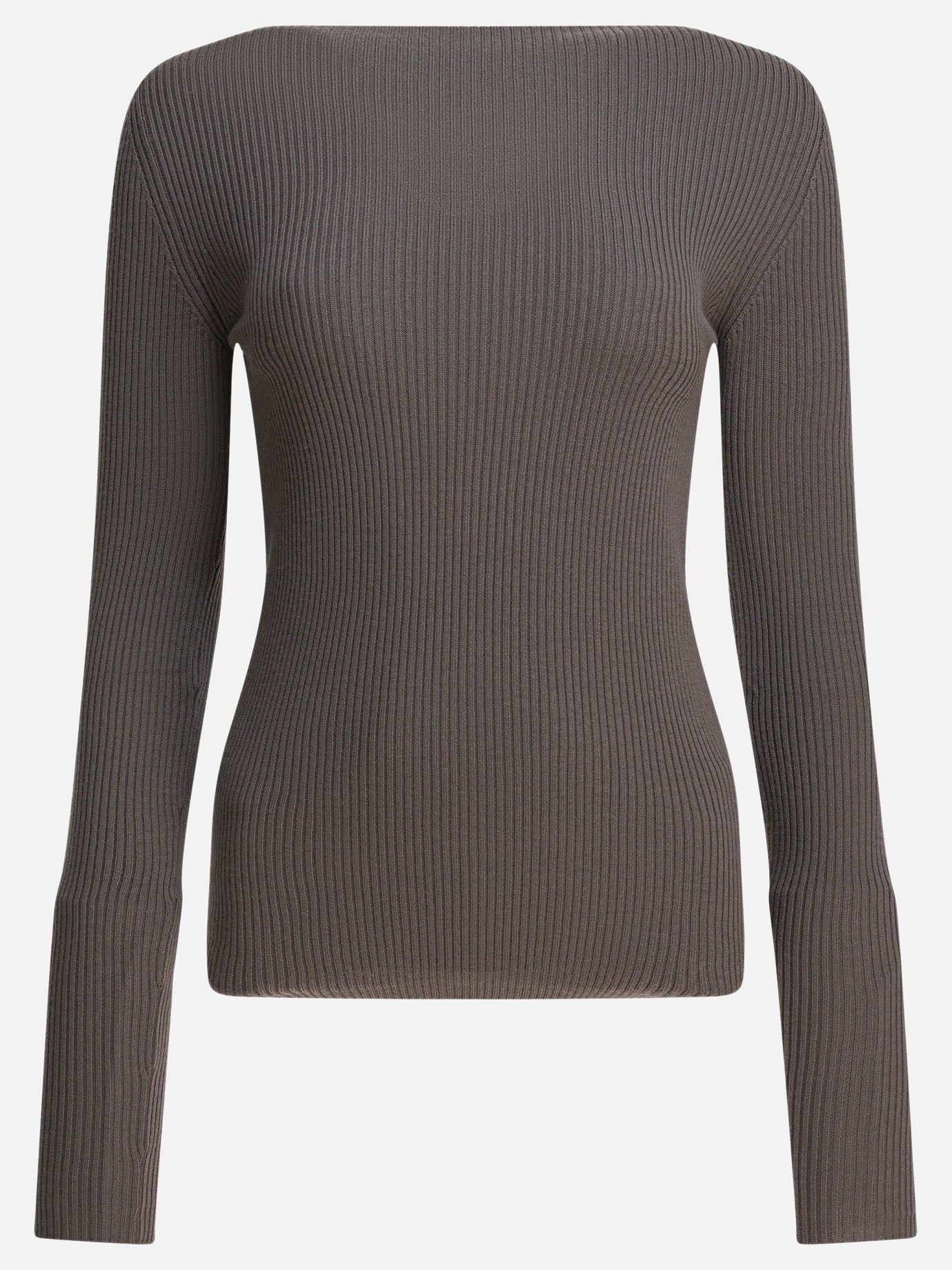 Rick Owens Maglione a coste 13659848_XS Grey thumbnail_1