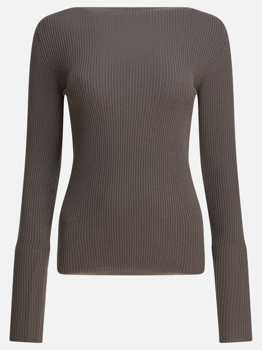 Rick Owens Maglione a coste 13659848_XS Grey 1