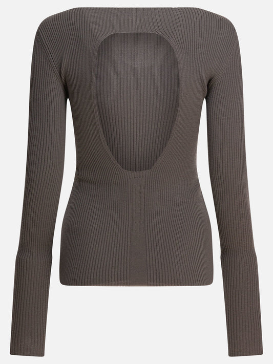 Rick Owens Maglione a coste 13659848_XS Grey 2