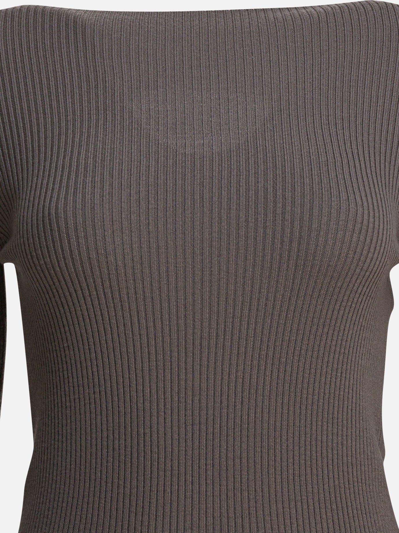 Rick Owens Maglione a coste 13659848_XS Grey thumbnail_3
